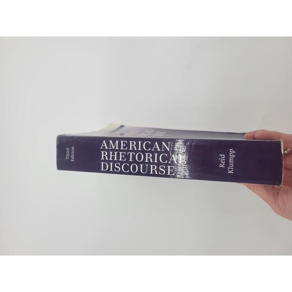 American Rhetorical Discourse, 3rd Edition Reid, Ronald F. Acceptable PB Book - Picture 6 of 14